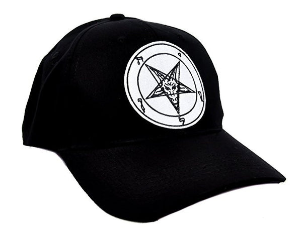 Worshiping Baphomet Hat Baseball Cap Occult Metal Clothing ...