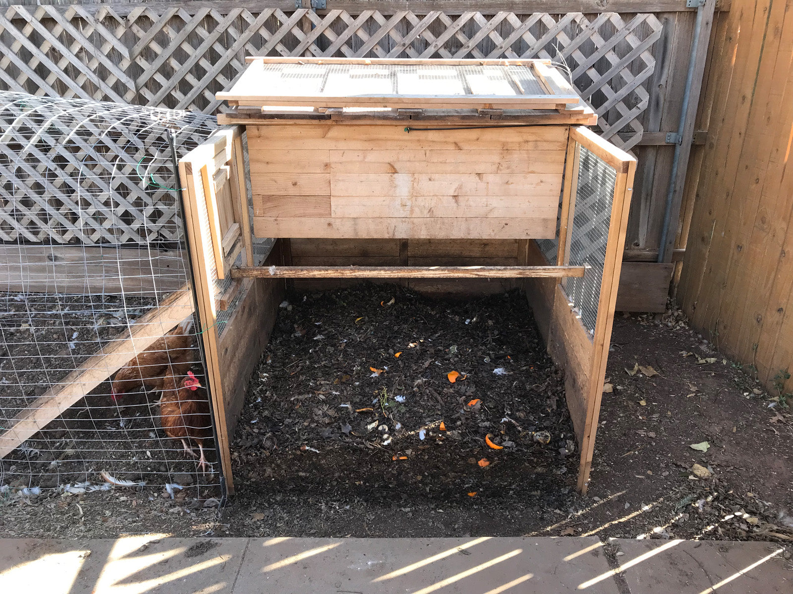 Compost in Coop