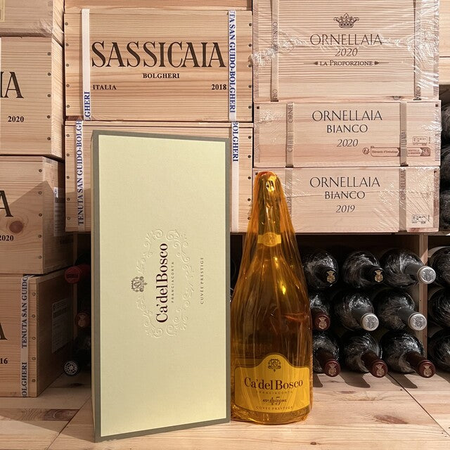 Ca Del Bosco Cuvee Prestige Edizione 43 Jeroboam 3 l con Weekend Bag -  Caffetteria Stazione