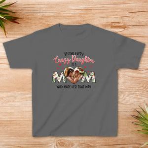 The Love Between Daughter & Mom - Custom Photo - Personalized Gifts For Mom - Family T-Shirt - PrintKOK