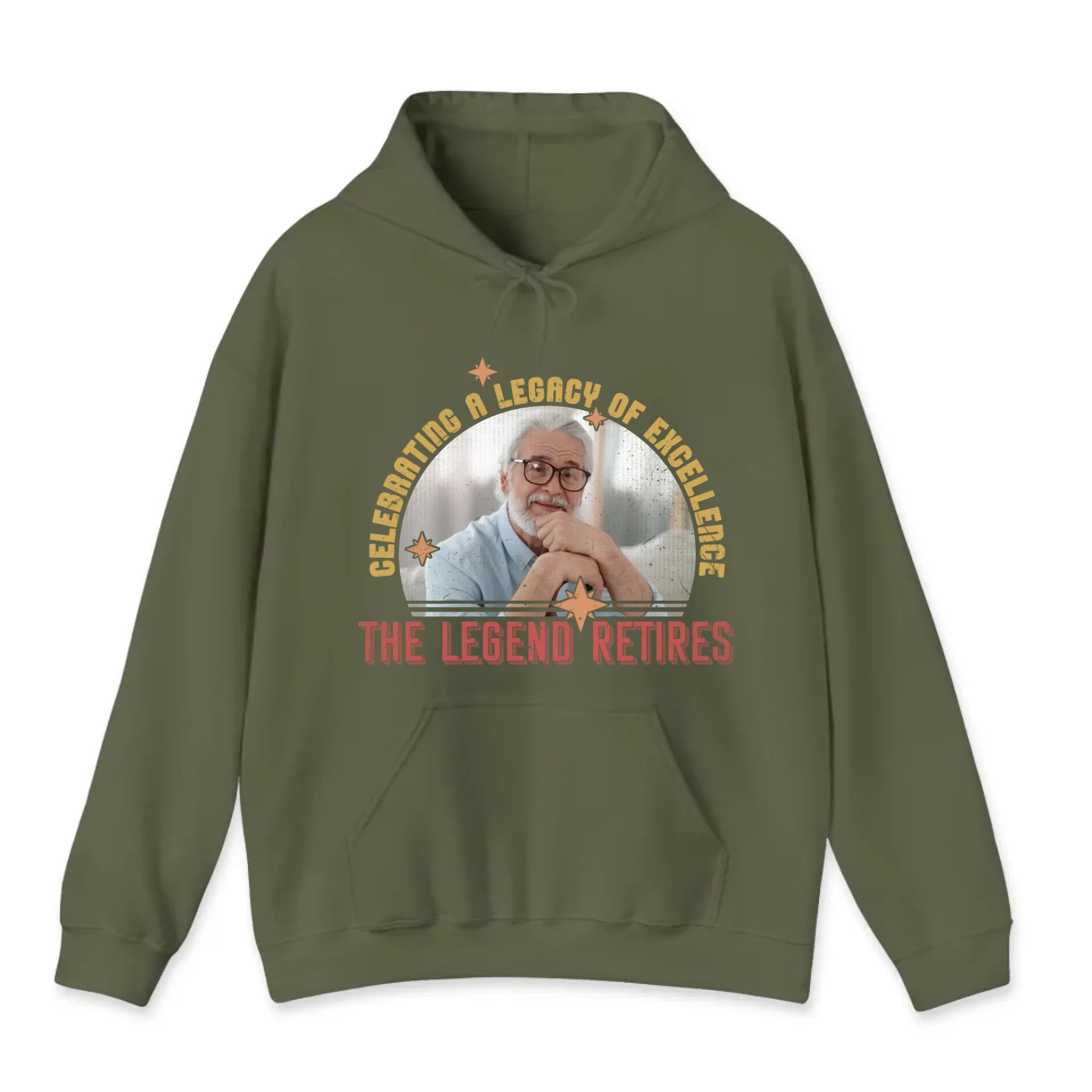 Celebrating A Legacy Of Excellence - Custom Photo - Personalized Gifts For Grandpa - Hoodie
