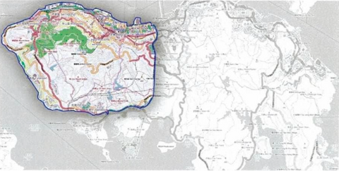 HK eruv boundary