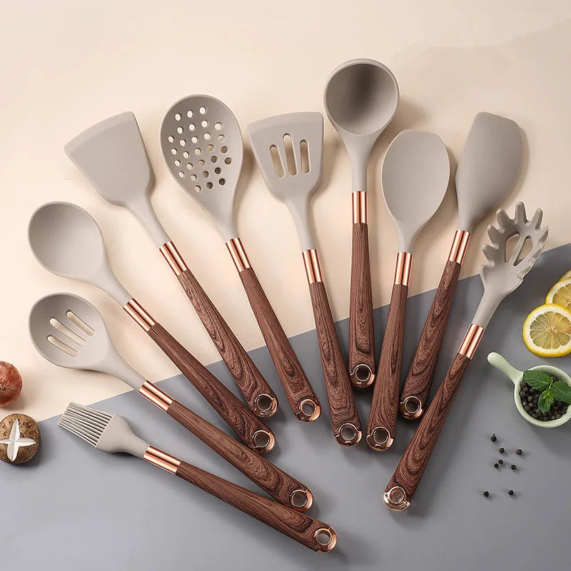 silicone cooking utensils set