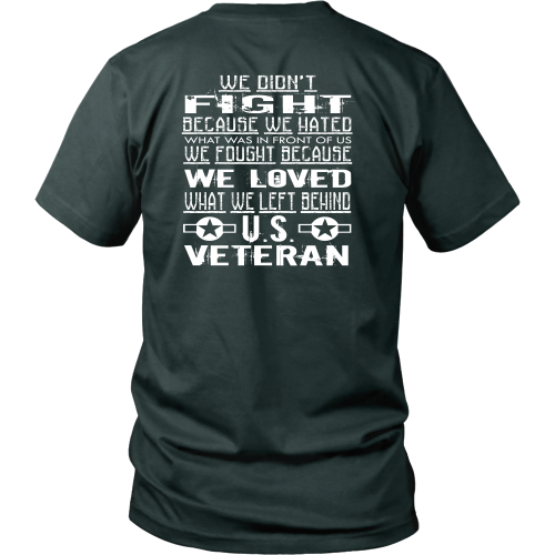 Veterans T-shirt With Great True Quotes By Teedino Made In USA – TeeDino