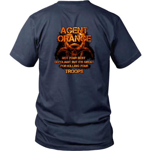 Agent Orange T-shirt - Not your best defoliant (Back print) – TeeDino