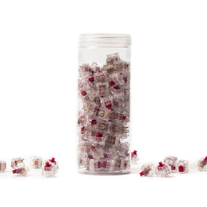 Kailh Crystal Burgundy Pro Linear Switch Set - Finalkey