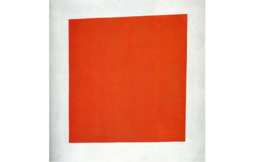modern gallery style of hard edge painting