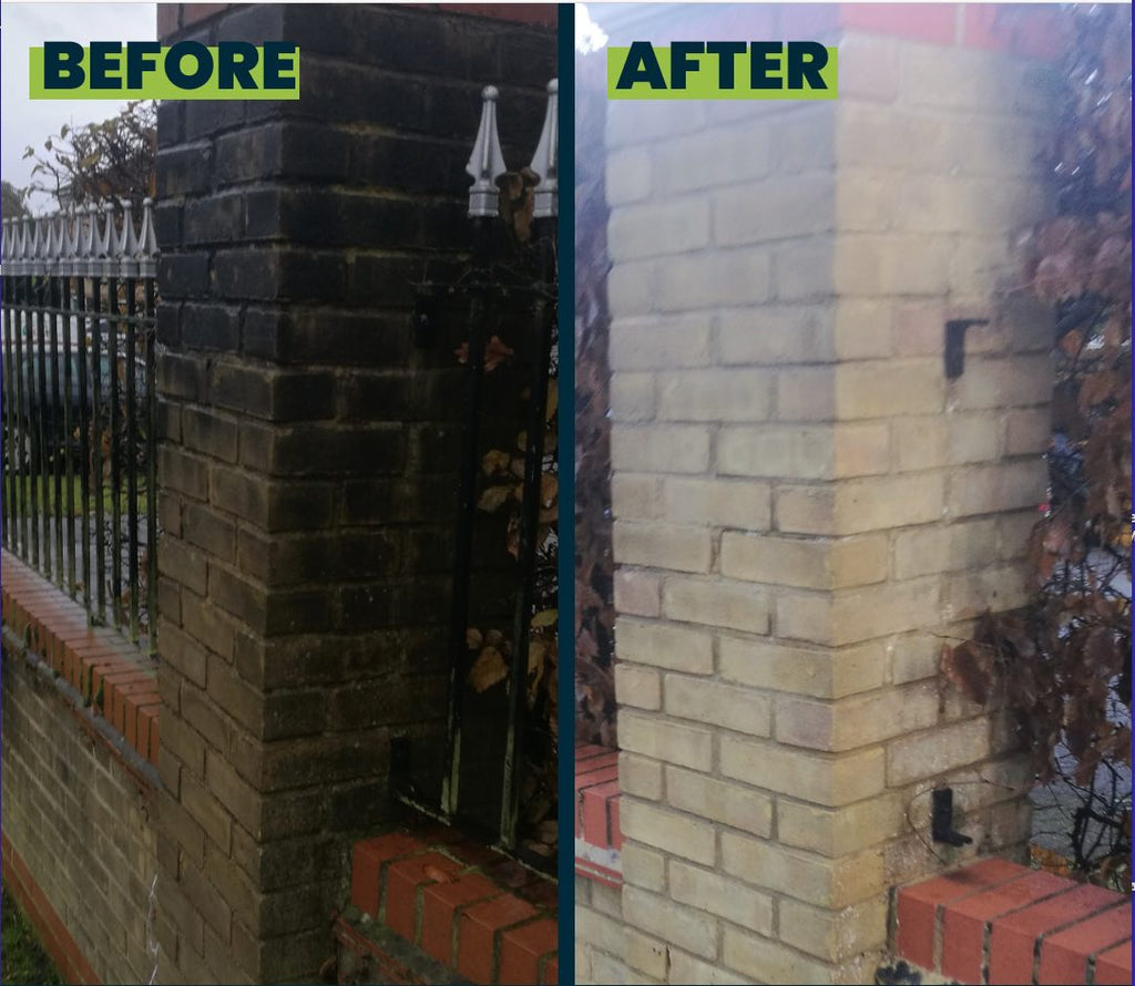 Benz Tornado Cleanze, brickwork softwash cleaning treatment