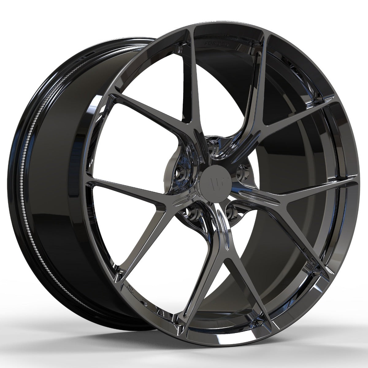 AWZZ for Corvette C8 19x8.5 Inch Offset Forged Wheels Titan
