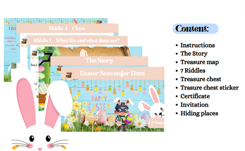 Easter-Scavenger-Hunt - Printable-Treasure-Hunt