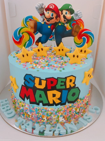 Mario-Birthday-Cakes