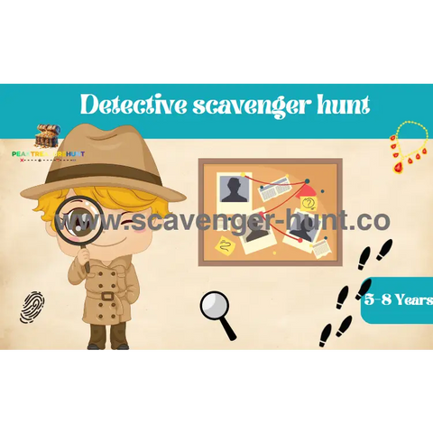 Detective-Treasure-Hunt – Printable-Scavenger-Hunt