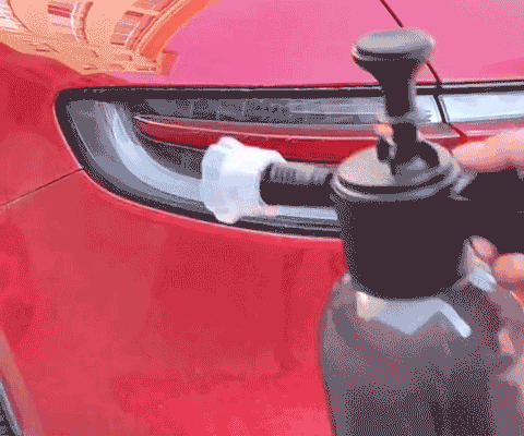 Double nozzle 2L Hand Pump Foam Sprayer Car Wash Handheld Foam