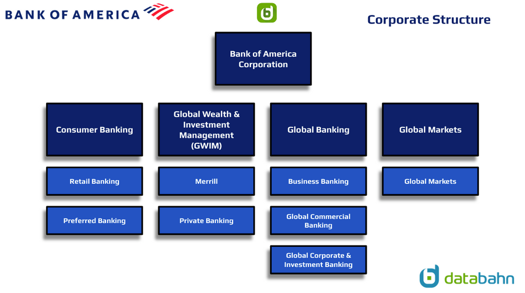 Bank of America Org Chart Lines of Business
