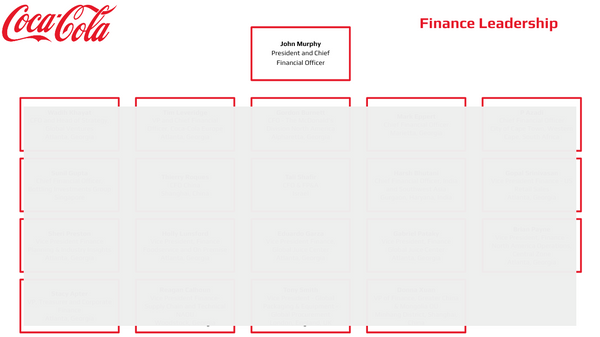 Coca-Cola Org Chart on Financial Operations