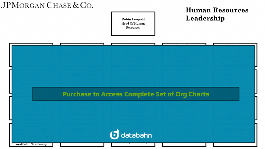 JPMorgan Org Chart Human Resources