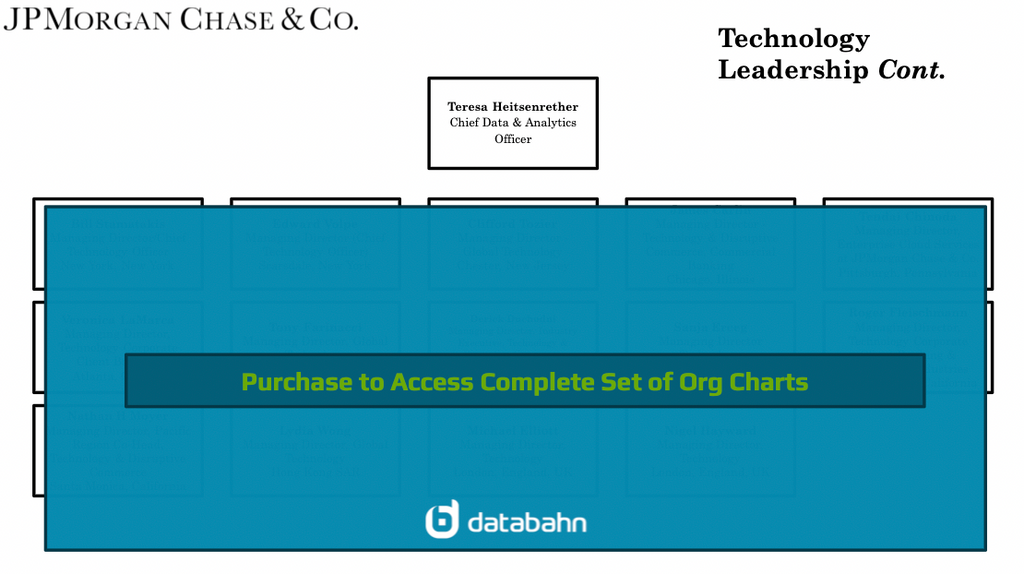 JPMorgan Org Chart Technology