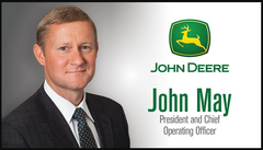 John May is CEO of Deere
