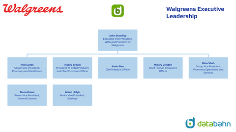 Walgreens Org Chart Executive Leadership