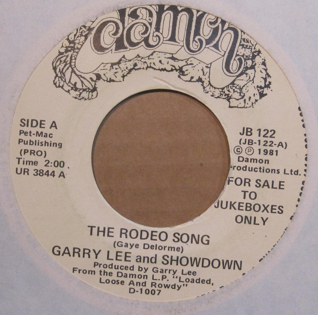 Garry Lee and Showdown - The Rodeo Song b/w Cajun Boogie – Orbit Records