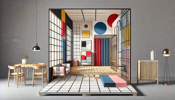 Modern minimalist design, showcasing clean lines and muted colors