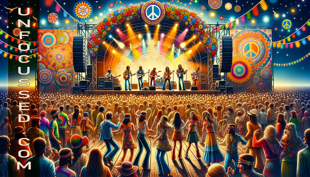 Festival de música de la era hippie
