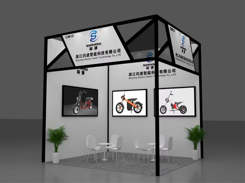 Shansu Citycoco Electric Scooters Canton Fair 2024 Spring