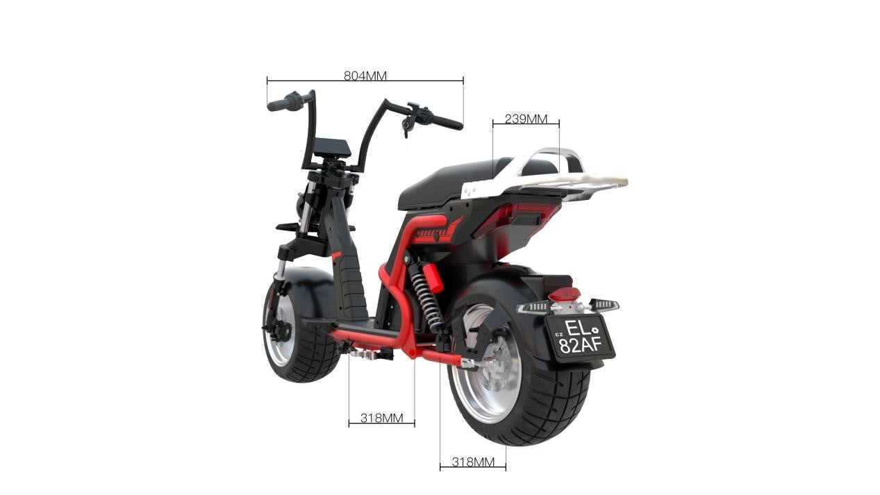 electric motorcycle citycoco chopper scooter shansu cp9 60v 4000w 50-55mph wholesale