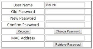 Password manager page