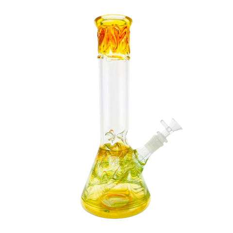 12" Color Art American Made Beaker Bong