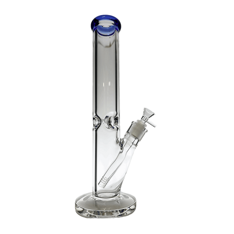 Glass Water Bong | 14" Refined Straight Shooter