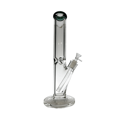 Glass Water Bong | 14" Refined Straight Shooter