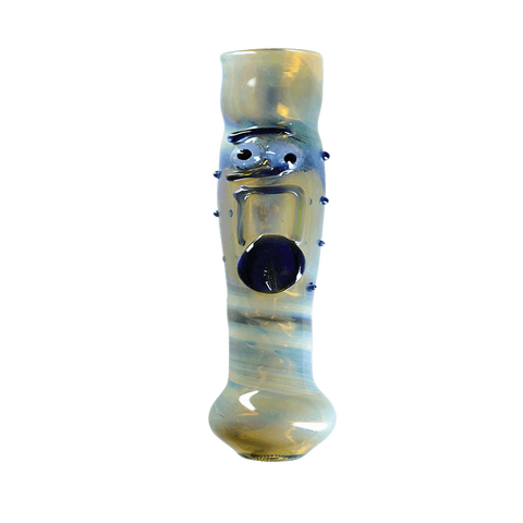 Glass Hand Pipe | R N M Face Handmade 4"