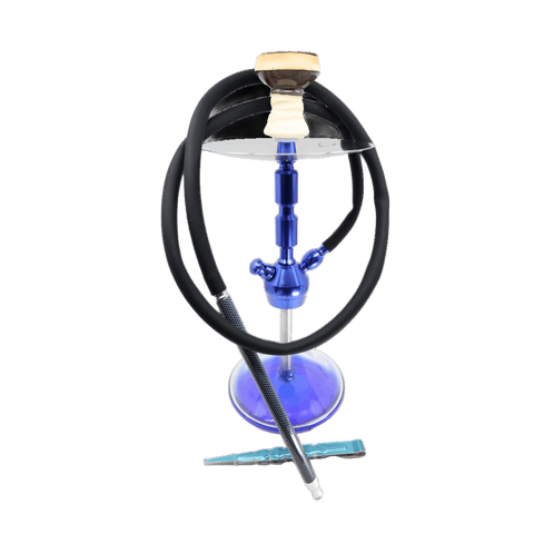 Hookah-14" Premium Blue Color Aluminum Hookah