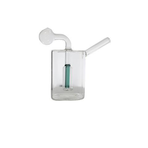 Mini Glass Oil Burner Square Bong