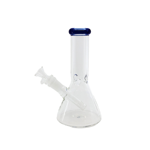 8" Glass Mini Beaker Ice Bong