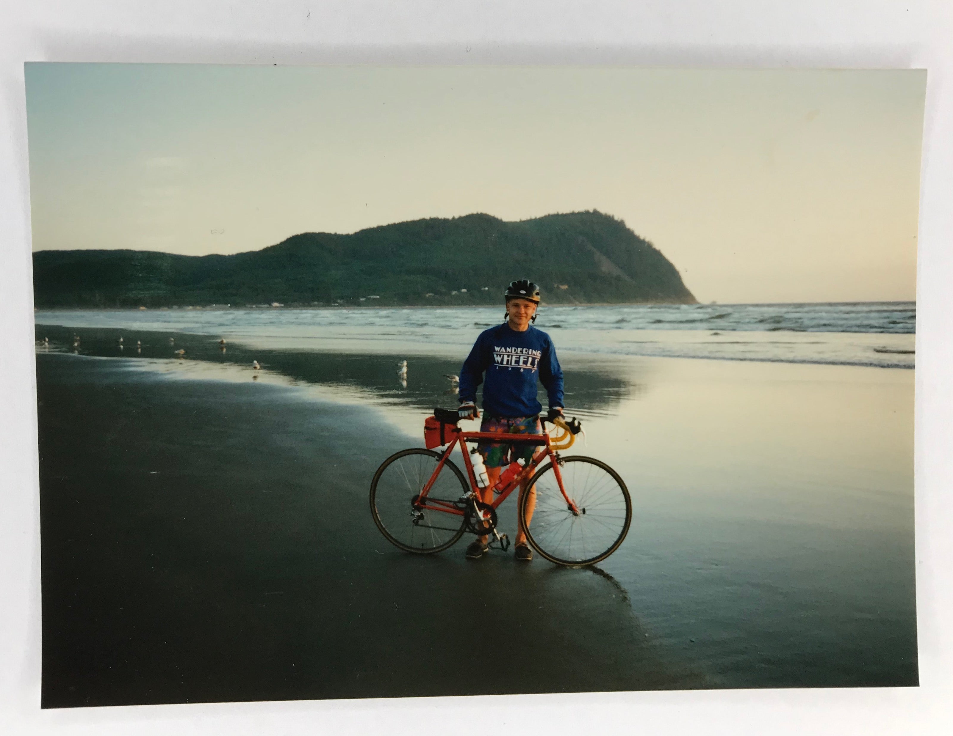 ic: Seaside Oregon, the evening before the cross country ride started