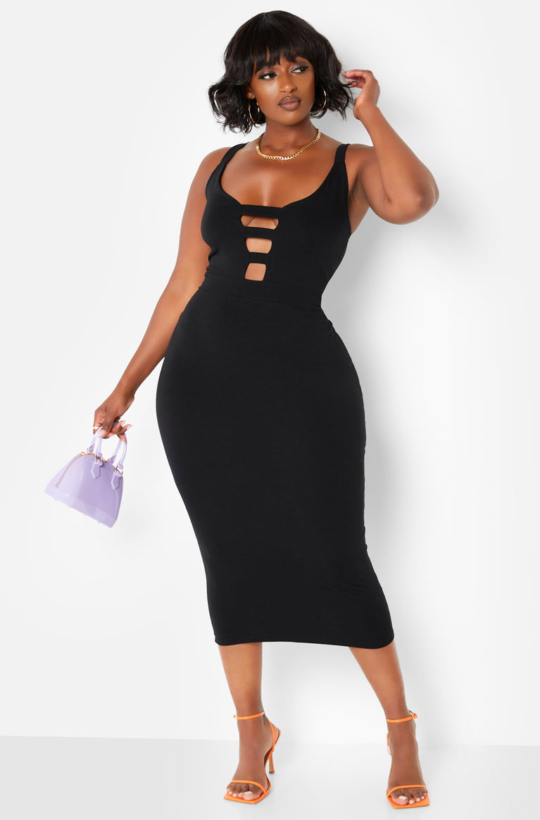 midi straight dress