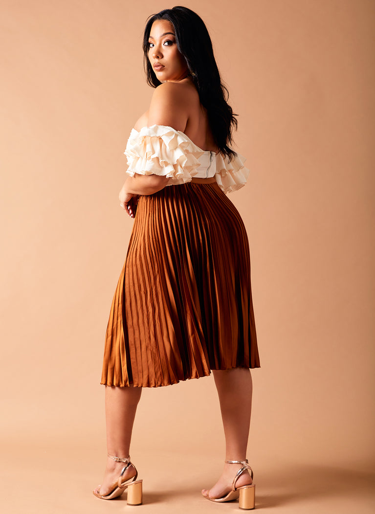 けますと 【 H BEAUTYu0026YOUTH 】SATIN PLEATED SKIRT ールをお - yasertrading.com