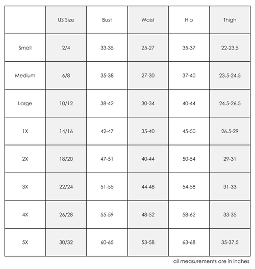 Size Guide – REBDOLLS