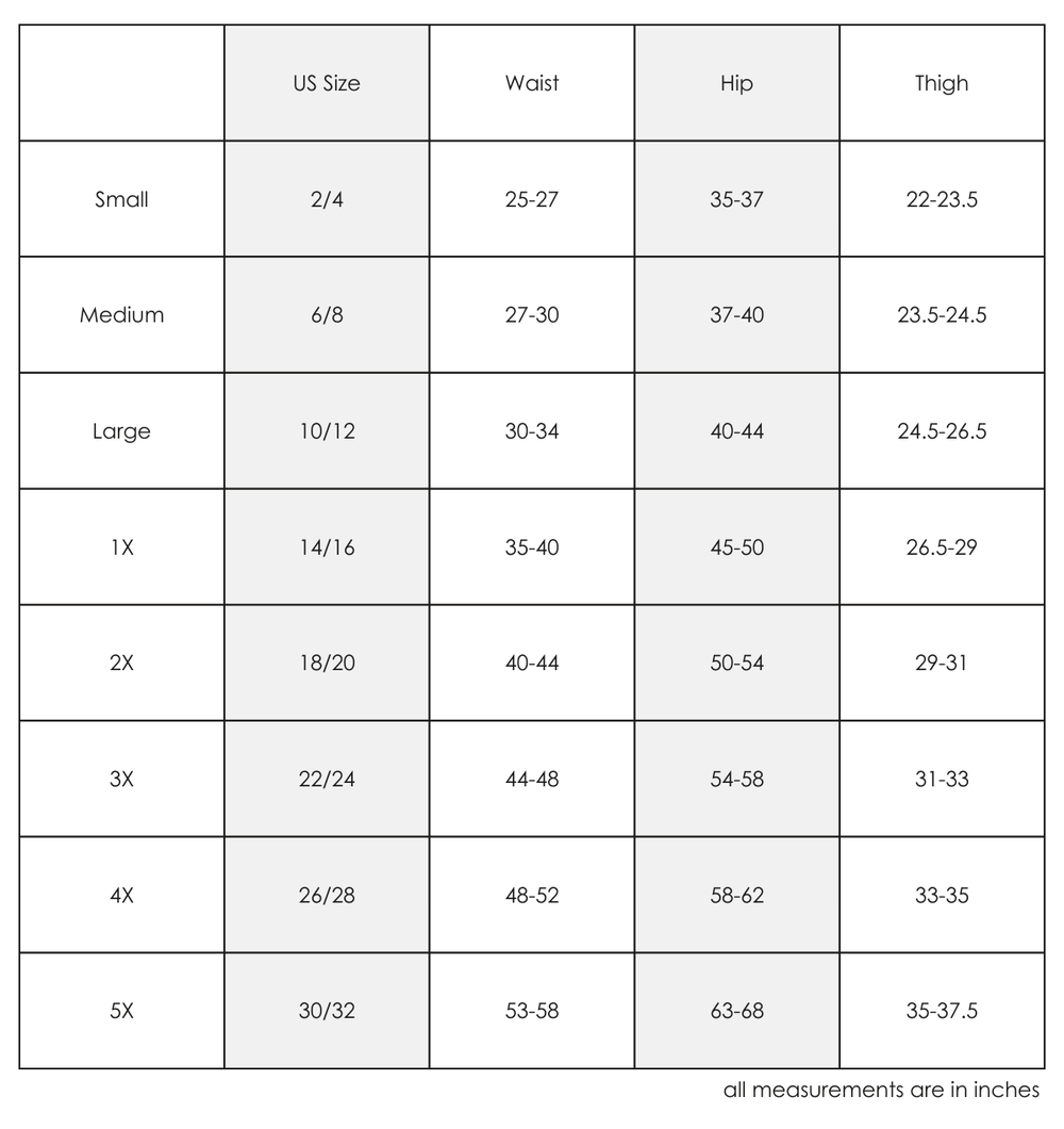 Size Guide – REBDOLLS