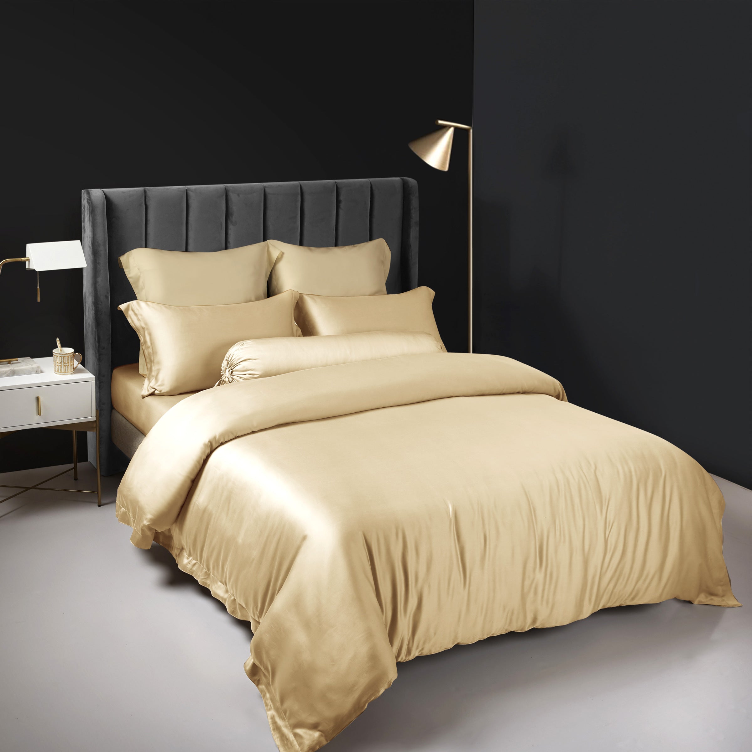 Palais Suite TENCEL™ Classic Gold Quilt Cover - Bedding Affairs Malaysia product image