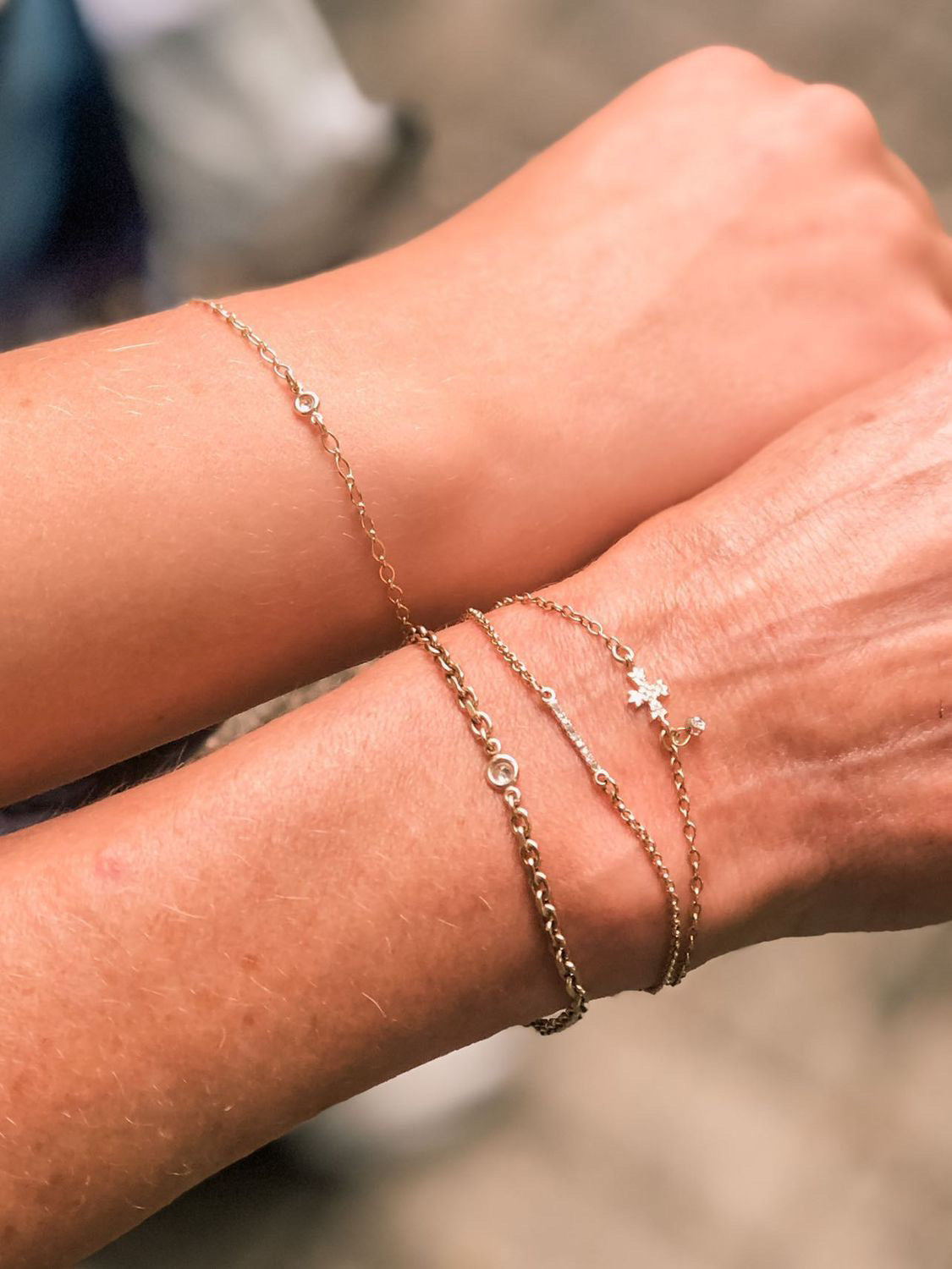 KB Design permanent bracelets at J. Landa Jewelry