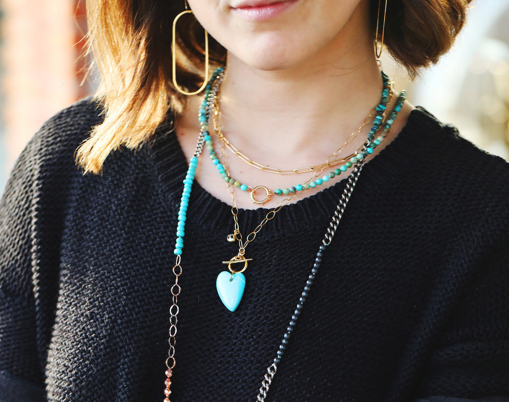 chan luu exclusive turquoise necklace