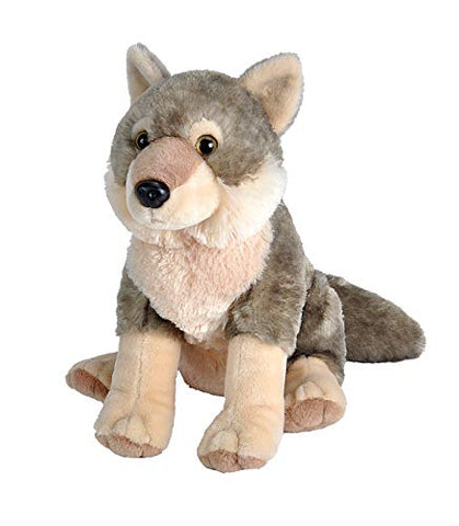 large plush wolf