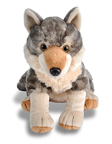 stuffed wolf toy