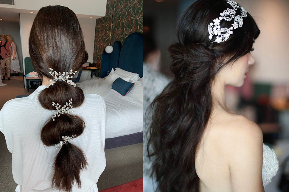 10 Trending Bridal Hairstyles With Halo Hair Extensions