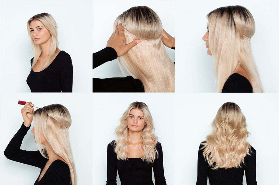 What are Halo Hair Extensions? | Sitting Pretty