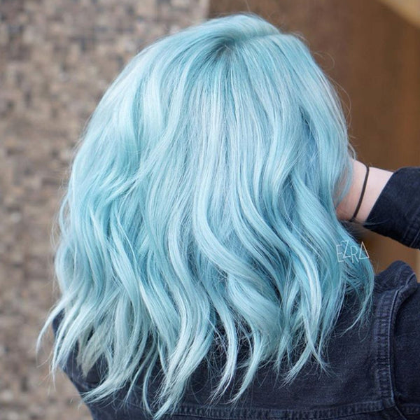 pastel hair colors: blue 