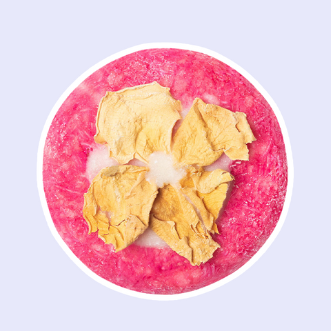 reviewers say Lush makes one of the best shampoo bars. it's this coconut rice one